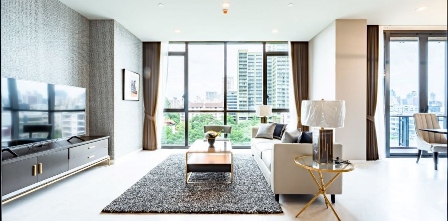 Кондоминиум с 2 спальнями в Ваттхане, Бангкок, Таиланд № 133991