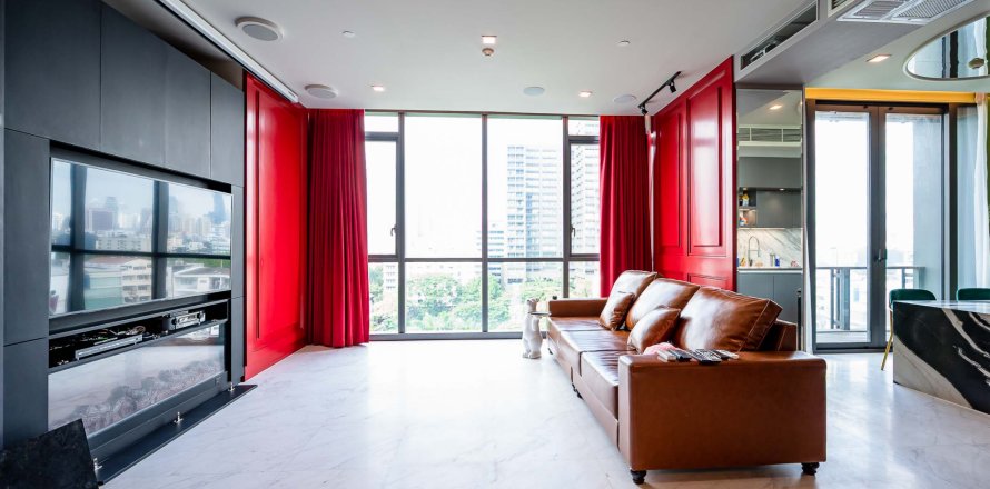 Condo à Watthana, Bangkok, Thaïlande, 2 chambres  № 133992