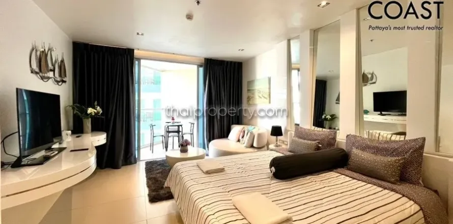 Estudio en el condominio en Pattaya, Tailandia № 212666