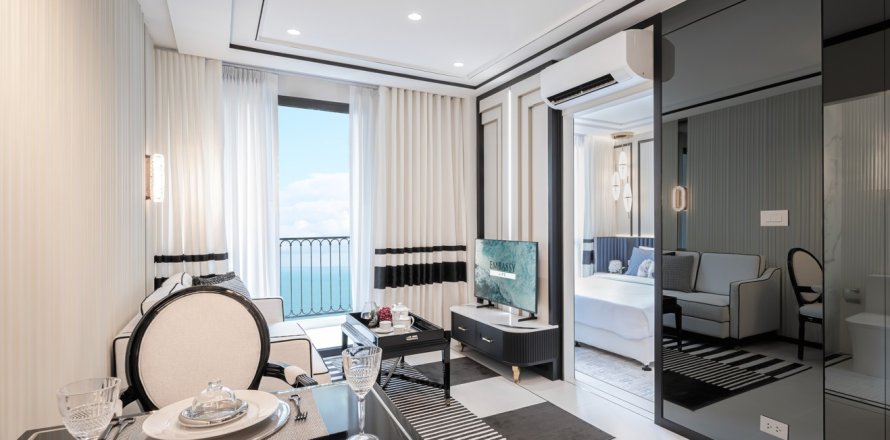 Квартира в Паттайе, Таиланд с 2 комнатами  № 171339