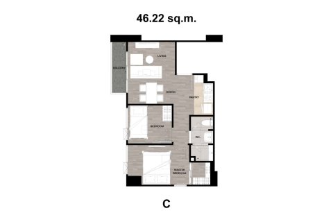 Condo à Bangkok, Thaïlande, 2 chambres  № 166342 - photo 20