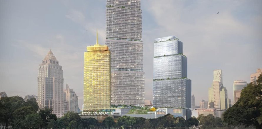 Condo à Bangkok, Thaïlande, 2 chambres  № 166339