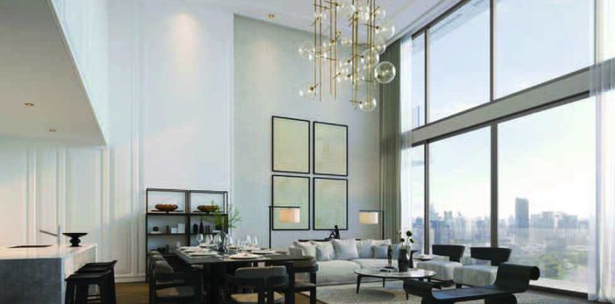 Condo à Bangkok, Thaïlande, 2 chambres № 166341