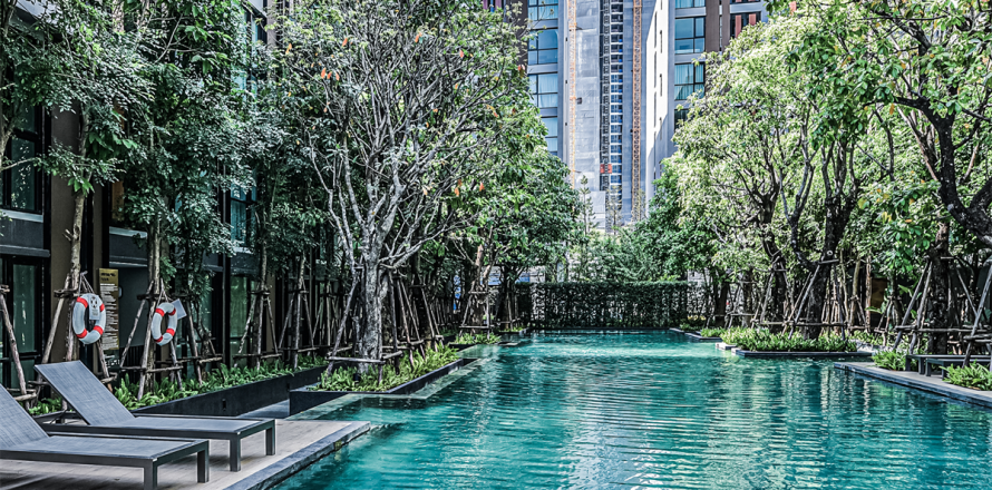 Condo à Bangkok, Thaïlande, 1 chambre  № 185928