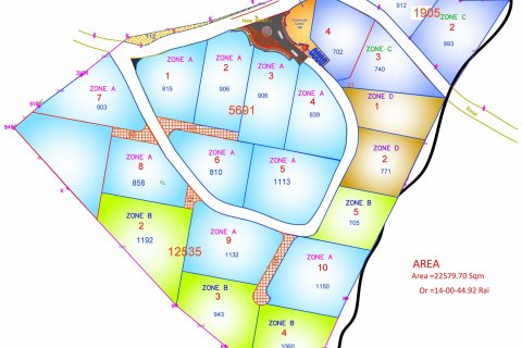 Земельный участок в Самуи, Таиланд 22400м2  № 139638 - фото 4