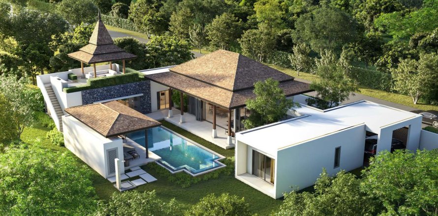 Вилла в Пхукете, Таиланд с 4 спальнями № 170158