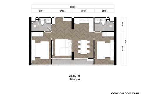 Condo à Bang Tao, Thaïlande, 2 chambres № 170160 - photo 21