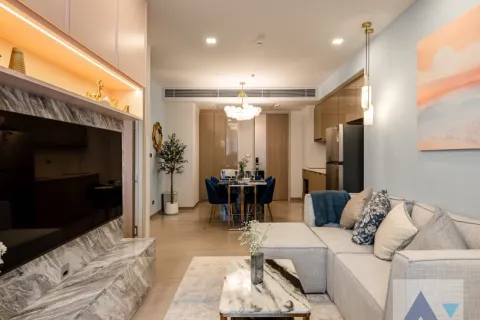 Eigentumswohnung in Huai Khwang, Bangkok, Thailand, 2 Schlafzimmer № 216083 - Foto 6