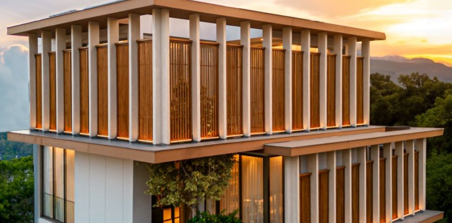 Пентхаус в Бангкоке, Таиланд с 5 спальнями  № 133679