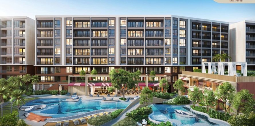 Condo à Kata, Thaïlande, 1 chambre  № 165561