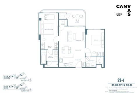 Condo à Bang Tao, Thaïlande, 2 chambres  № 165564 - photo 14