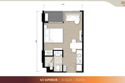 Studio in Kata, Thailand № 165562 - photo 5