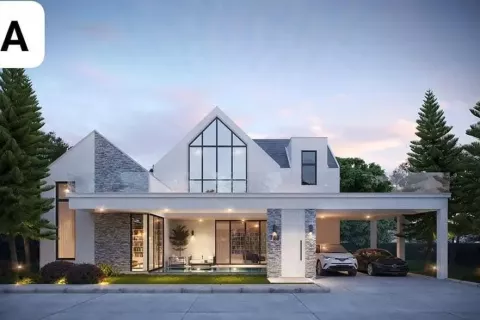 Вилла в Паттайе, Таиланд с 3 спальнями № 137591 - фото 1