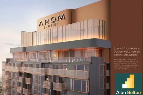 Condominio de 2 dormitorios en Jomtien Beach, Pattaya, Tailandia № 211003 - foto 18