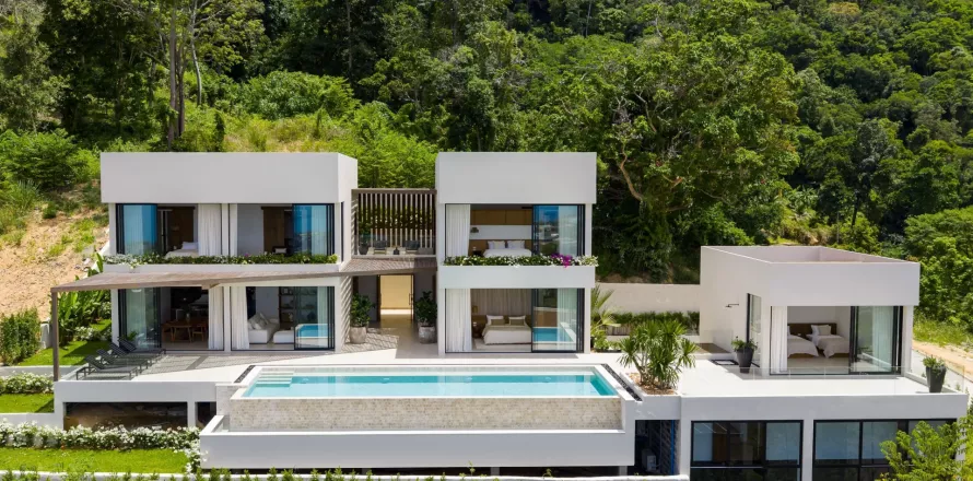 Вилла в Самуи, Таиланд с 5 спальнями  № 138950