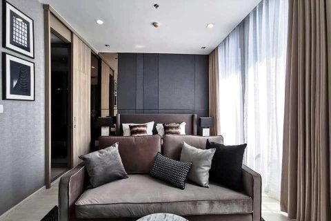 Studio in the Condo in Pathum Wan, Bangkok, Thailand  № 158687 - photo 3