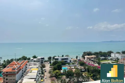 Condo sur Jomtien Beach, Pattaya, Thaïlande, 2 chambres  № 210765