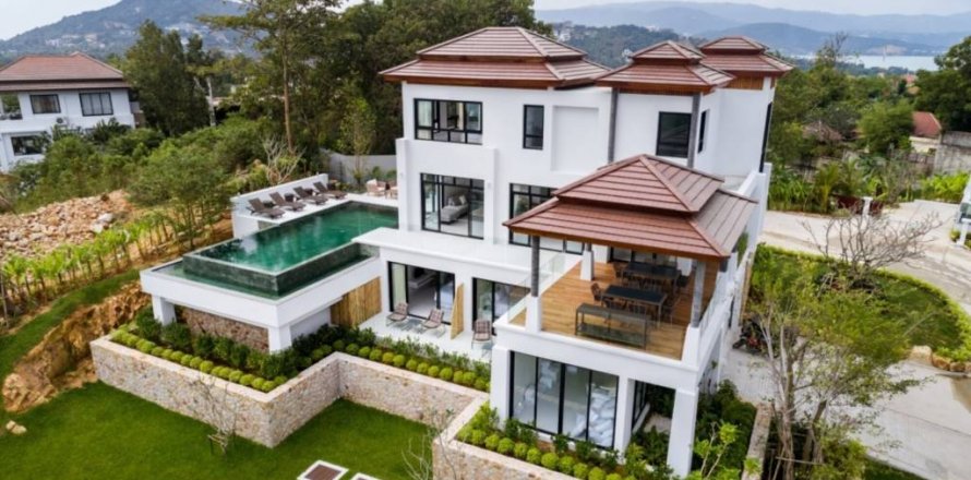 Вилла в Самуи, Таиланд с 3 спальнями  № 114053