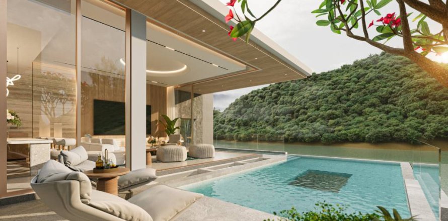 Вилла в Чалонге, Таиланд с 4 спальнями  № 161446