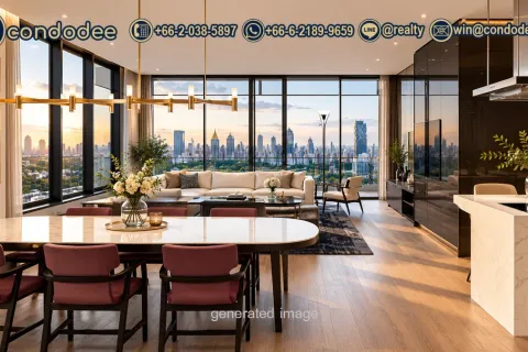 Condo à Ratchathewi, Bangkok, Thaïlande, 3 chambres  № 201391