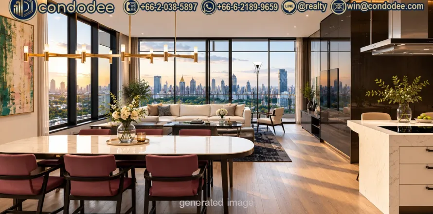 Condo à Ratchathewi, Bangkok, Thaïlande, 3 chambres  № 201391