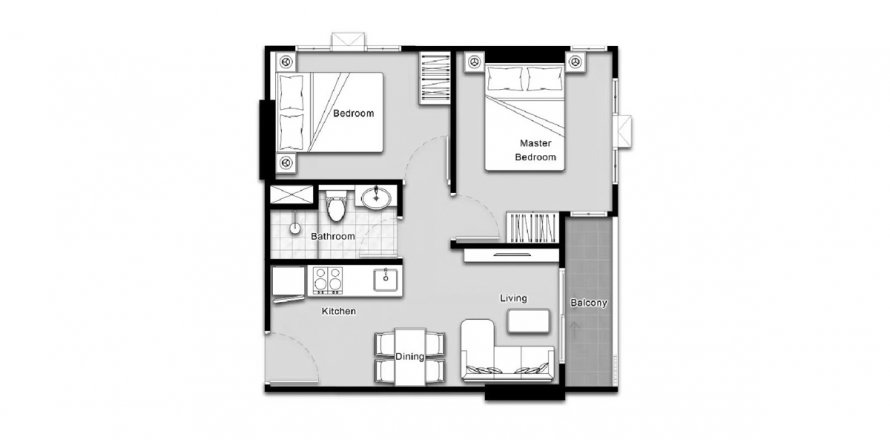 ЖК Mira Monte Hua Hin 94 в Хуа Хине, Таиланд № 27618 - фото 1