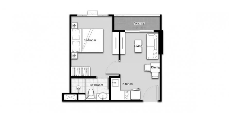 ЖК Mira Monte Hua Hin 94 в Хуа Хине, Таиланд № 27618 - фото 1