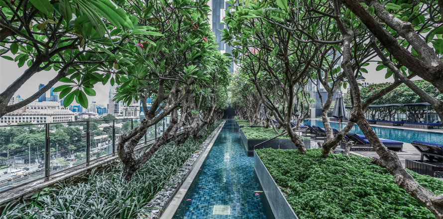 Condo à Bangkok, Thaïlande, 2 chambres № 187705