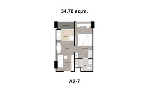 Condo in Bangkok, Thailand, 1 bedroom  № 203660 - photo 19