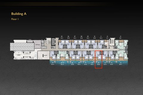 Condo à Pattaya, Thaïlande, 1 chambre  № 165191 - photo 13