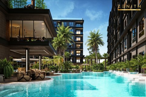 Condo à Pattaya, Thaïlande, 1 chambre  № 165191