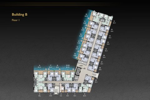 Condo à Pattaya, Thaïlande, 2 chambres  № 165189 - photo 14