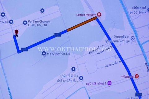 Terrain à Nakhon Pathom, Thaïlande 2556 m2 № 171114 - photo 6