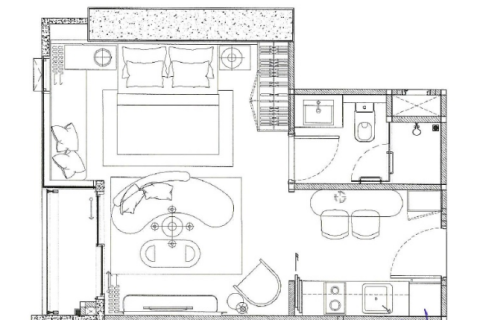 Studio in the Condo in Pattaya, Thailand  № 168956 - photo 5
