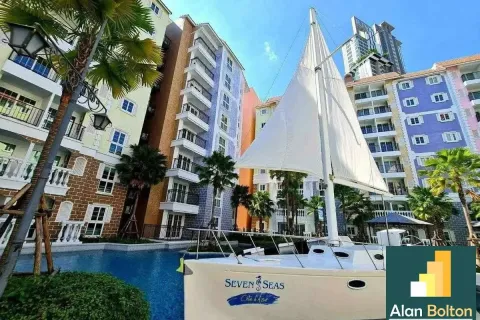 Studio dans le Condo à Pattaya, Thaïlande  № 211176