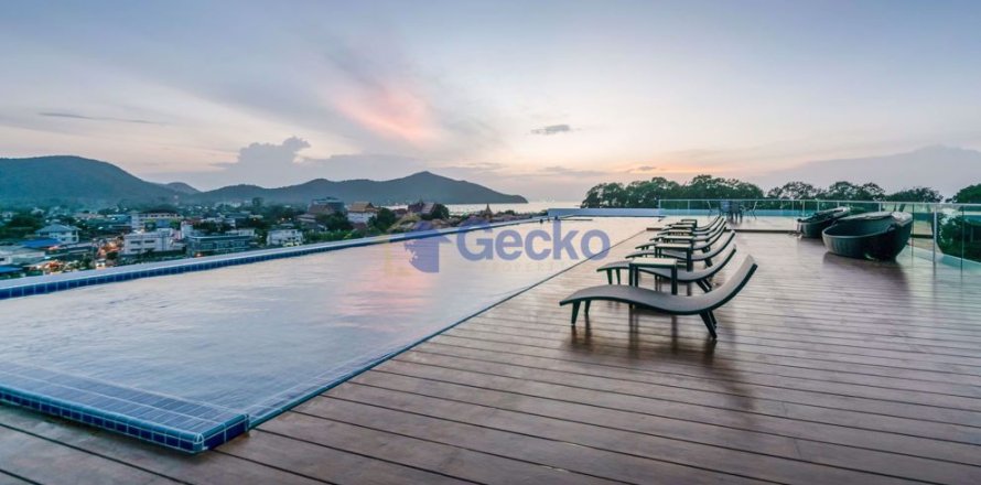 Estudio en el condominio en Pattaya, Tailandia № 209442