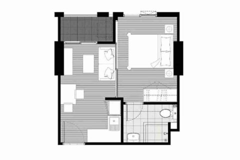 Condo à Bangkok, Thaïlande, 1 chambre  № 183606 - photo 9
