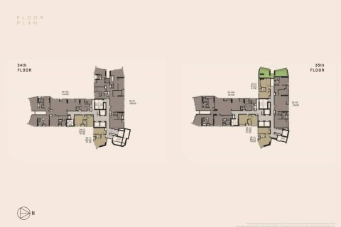 Penthouse in Bangkok, Thailand 3 bedrooms № 166095 - photo 22