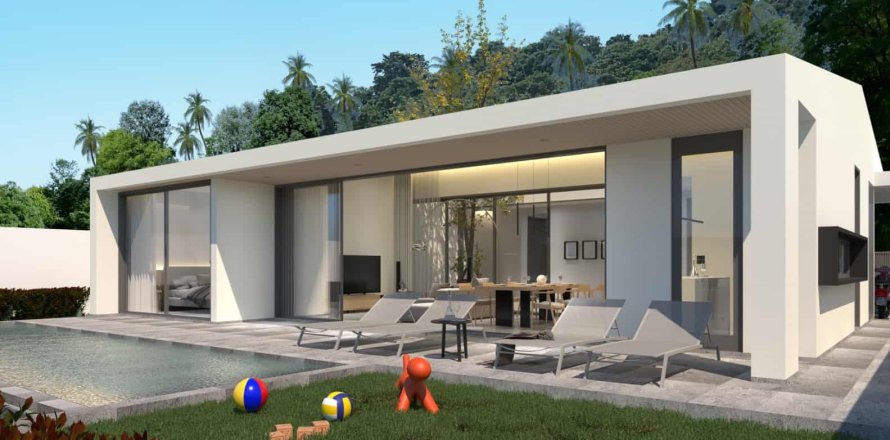 Вилла в Самуи, Таиланд с 3 спальнями № 166093