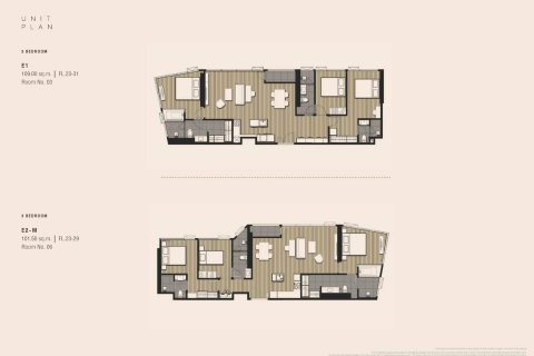 Condo in Bangkok, Thailand, 3 bedrooms  № 166096 - photo 19