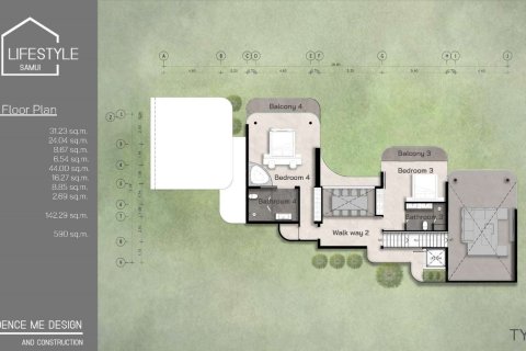 Villa in Ko Samui, Thailand 4 bedrooms № 166091 - photo 12