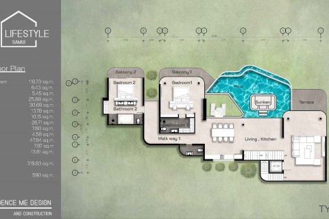 Villa in Ko Samui, Thailand 4 bedrooms № 166091 - photo 11