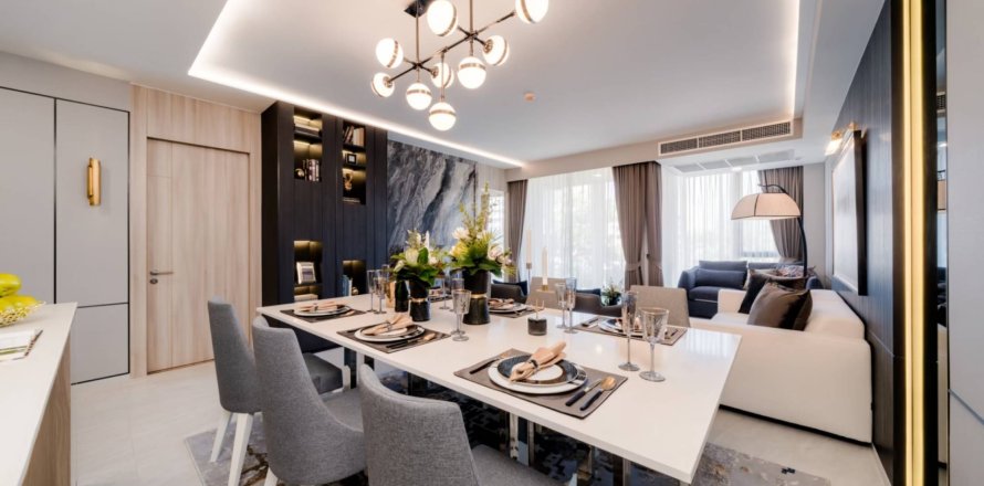 Condo à Bangkok, Thaïlande, 3 chambres  № 180795