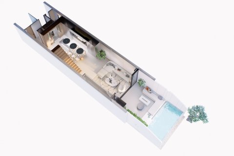 Дуплекс в Банг Тао, Таиланд с 2 спальнями  № 165477 - фото 16