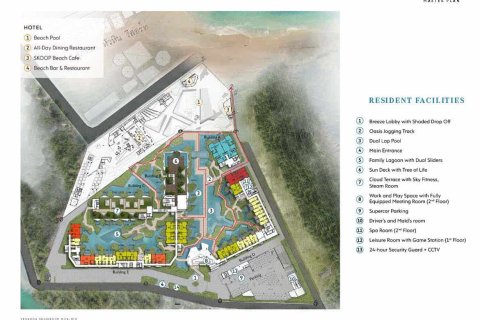 Condo à Hua Hin, Thaïlande, 3 chambres  № 165480 - photo 11