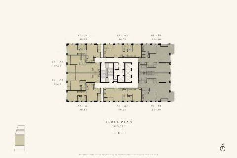 Condo à Bangkok, Thaïlande, 2 chambres  № 166290 - photo 11