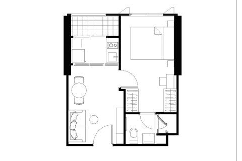 Condo à Bangkok, Thaïlande, 1 chambre № 165376 - photo 16