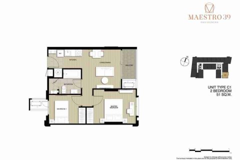 Condo in Bangkok, Thailand, 2 bedrooms  № 183077 - photo 16