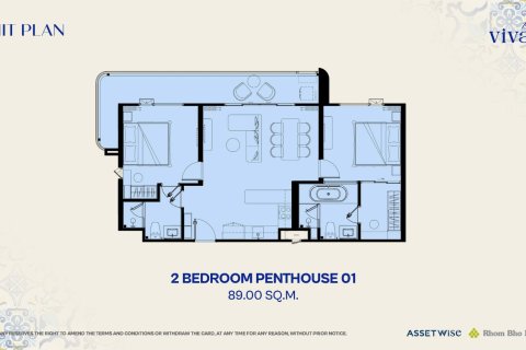 Eigentumswohnung in Kamala, Thailand, 2 Schlafzimmer № 222554 - Foto 11