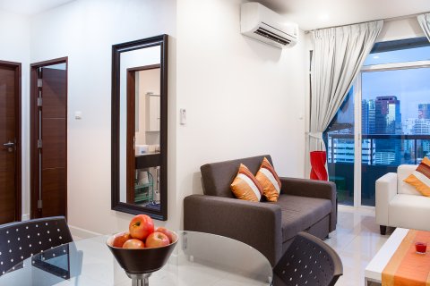Кондоминиум с 2 спальнями в Бангкоке, Таиланд № 144168 - фото 9